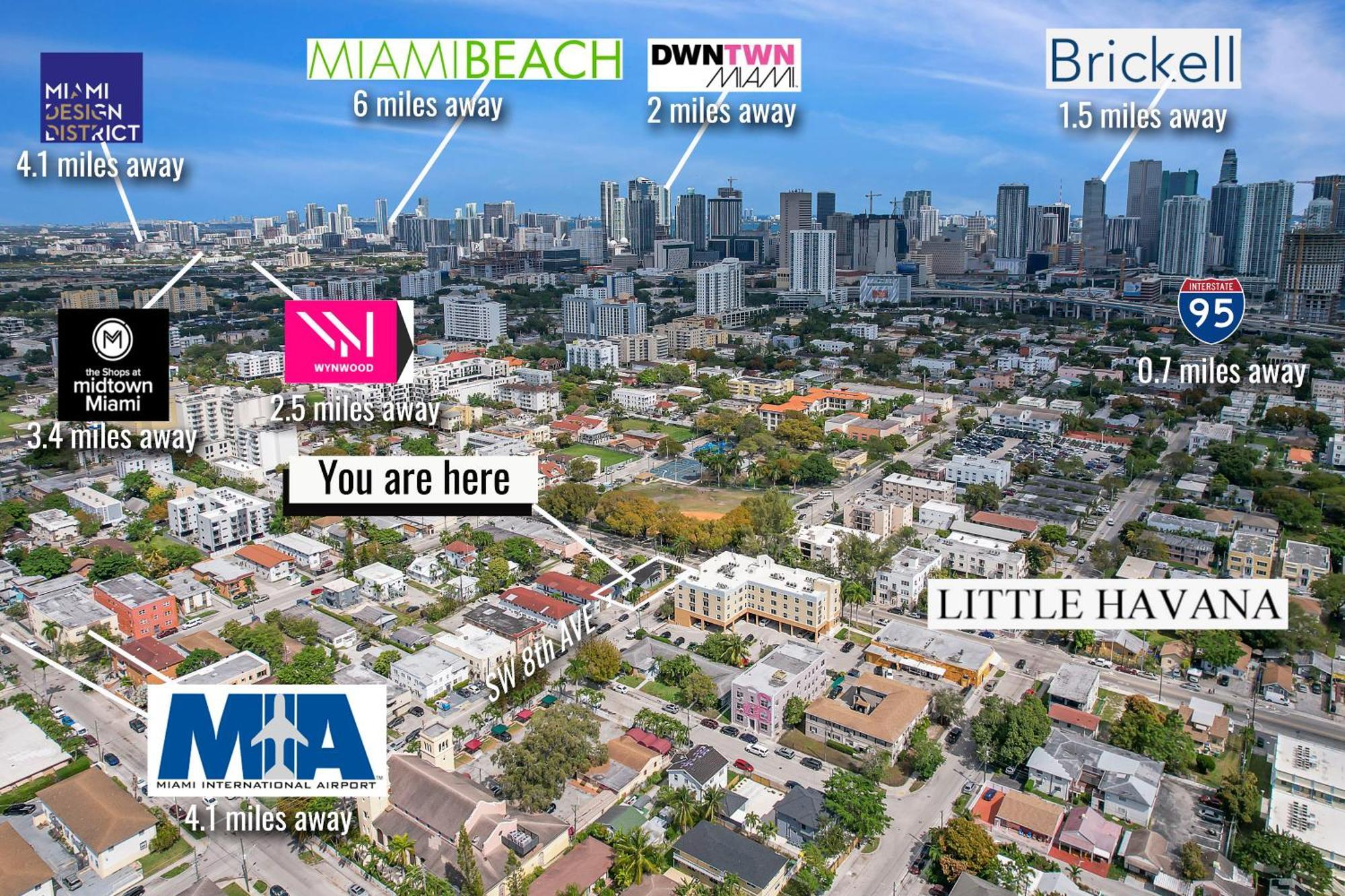 Stylish Miami Suite - Self Check-In Dış mekan fotoğraf